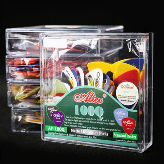 Multicolor Guitar Picks 50/100 Pieces Mixed ABS Premium Plastic Guitar