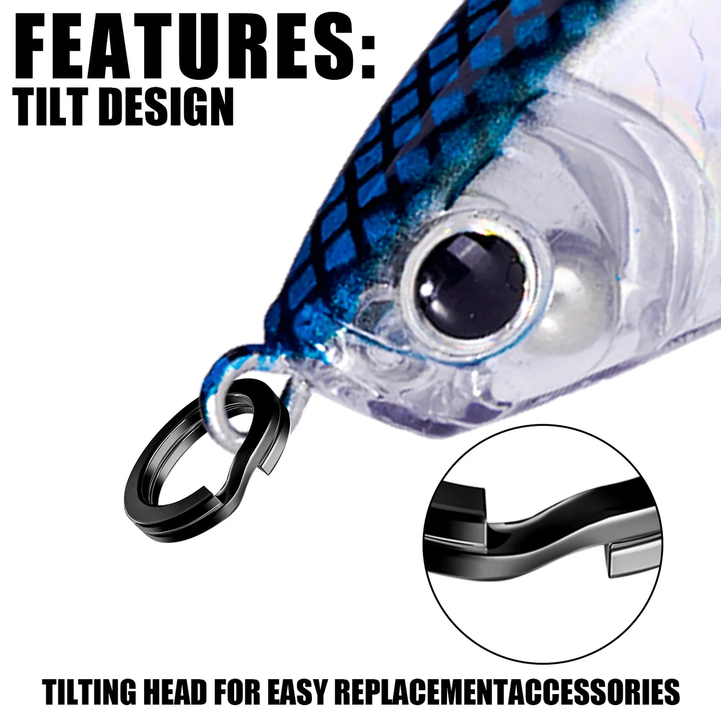 100pcs Fishing Split Rings Stainless Steel 3.5-12MM High Quality