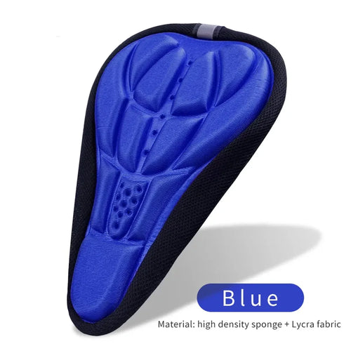 Soft 3D Padded Cycling Bicycle MTB Bike Saddle Seat Cover Cushion