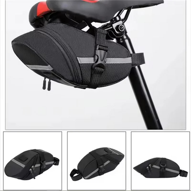 1 Pc Bicycle Saddle Bag Mountain Bike Tail Bag Bicycle Cushion Bag