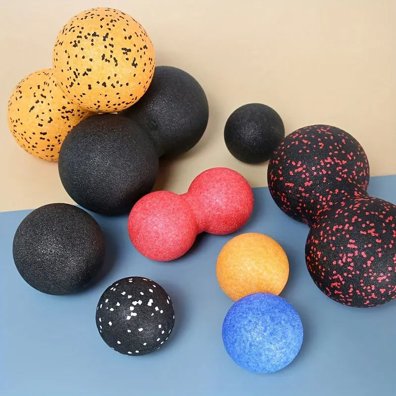 A peanut shaped massage ball, deep muscle relaxation massage ball,