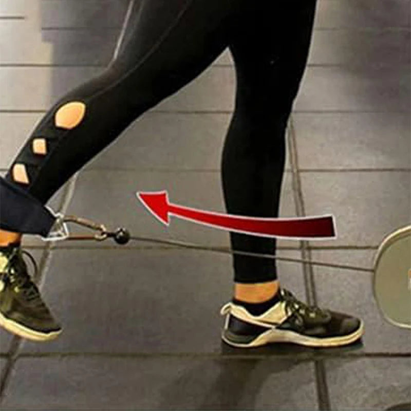 2PCS Ankle Straps Cable Double D-Ring Ankle Cuffs For Gym Workouts