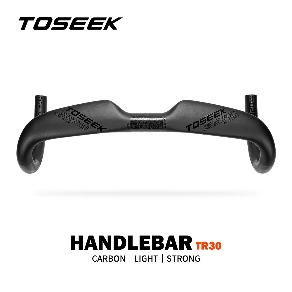 TOSEEK ZXB-TWO Bike Carbon Road Handlebar 400/420/440mm UD Matt