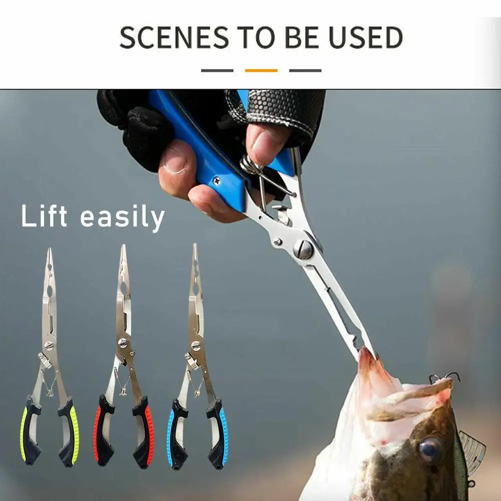Fish Pliers Ergonomics Anti-slip High-strength Multifunctional Cut