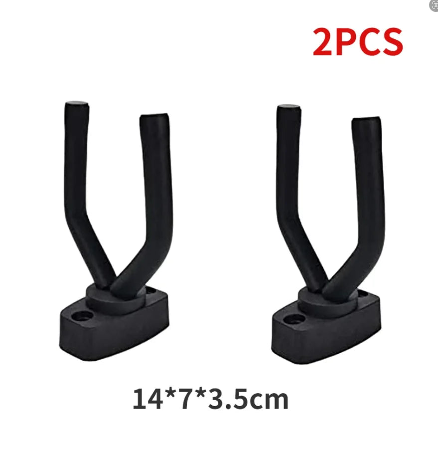 1/2 Pcs Wall Mount Guitar Hanger Hook Non-slip Holder Stand for