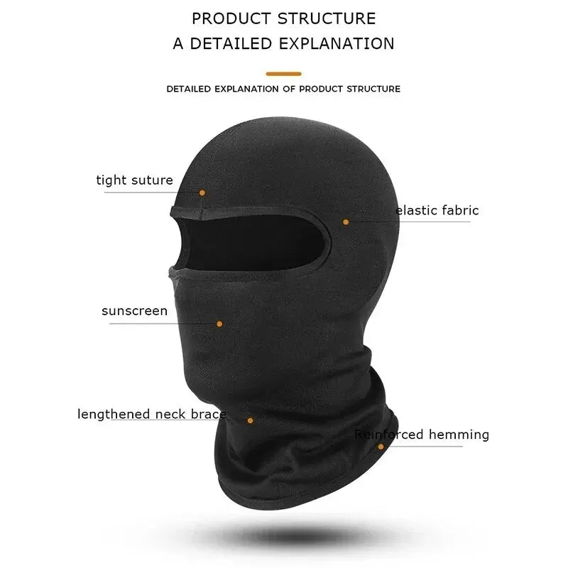 Balaclava Cycling Caps for Men Bicycle Travel Quick Dry Dustproof Face