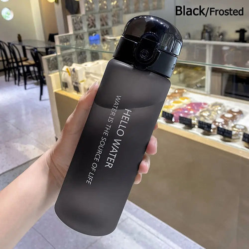 Sports Transparent Water Bottle 780ml Portable Gym Travel Clear
