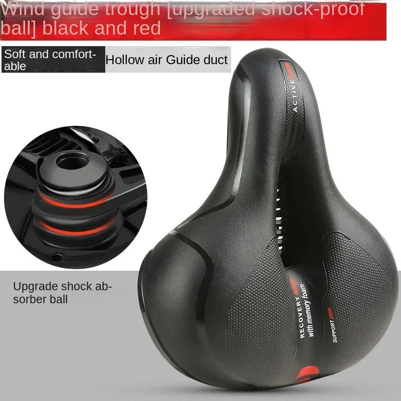 Hollow Breathable Bicycle Saddle Men Women MTB Road Bike Saddle Shock