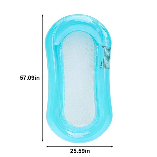 Rooxin Inflatable Water Hammock Floats Bed Swim Ring Tube Swimming