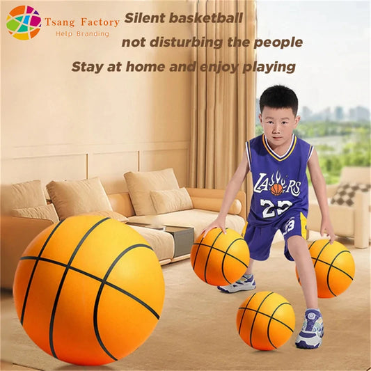 New Silent Basketball PU Foam Soft And Noise Free Children Sports