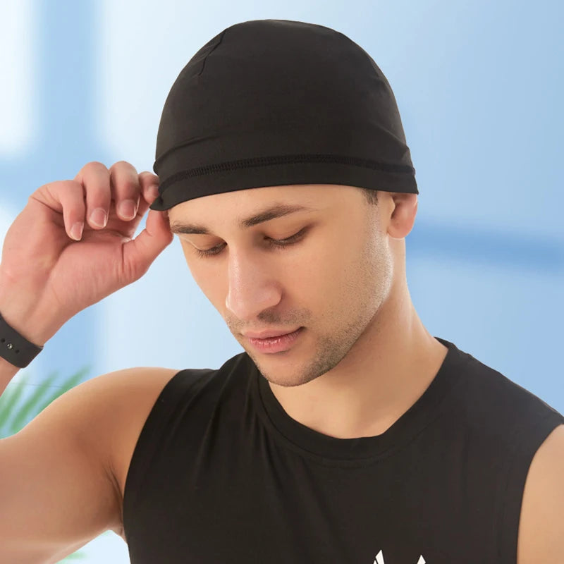 Unisex Quick Dry Helmet Cycling Cap, Anti-UV, Anti-Sweat, Sports Hat,