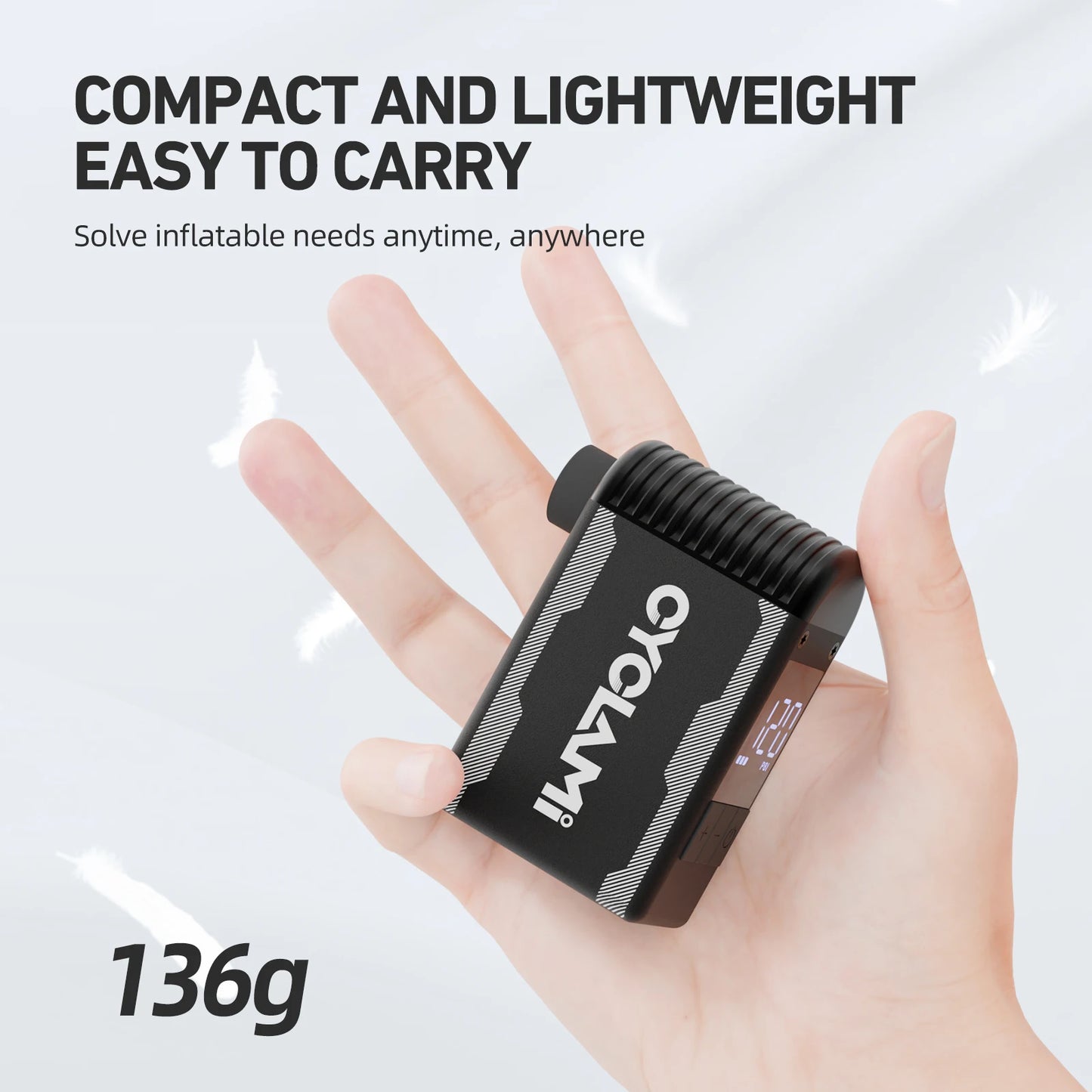 CYCLAMI A2S 120 PSI Mini Electric Pump Portable Bicycle Cordless Air