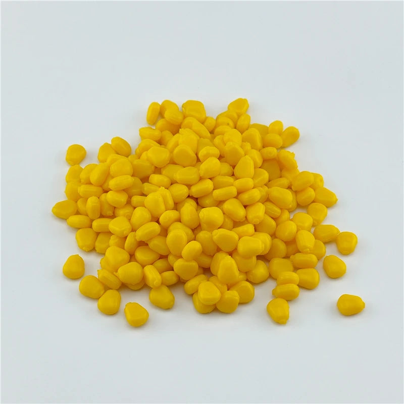 100pcs Silicone Smell Corn Soft Bait Water Corn Carp Fishing Lures