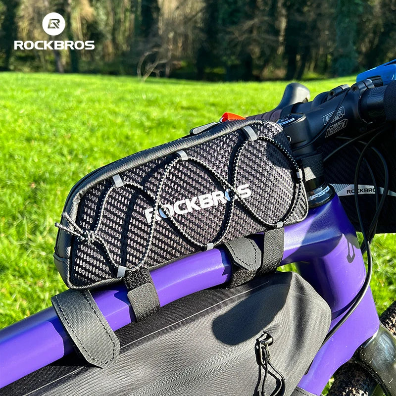 ROCKBROS Bike Bag Waterproof Reflective Front Top Frame Tube Bag