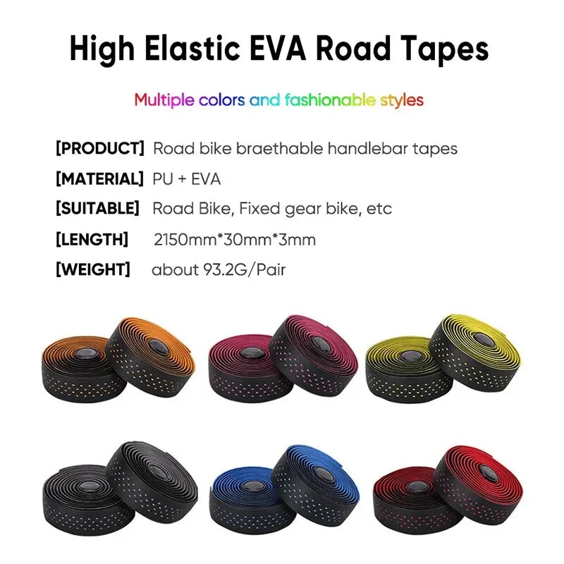 New Road Bike Handlebar Tapes Shock-absorbing Cycling Anti-slip