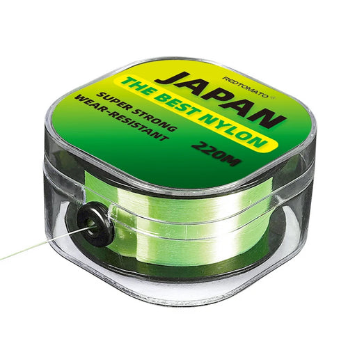 REDTOMATO Fishing Line Fluorocarbon Coated 220M Clear Carbon Fiber
