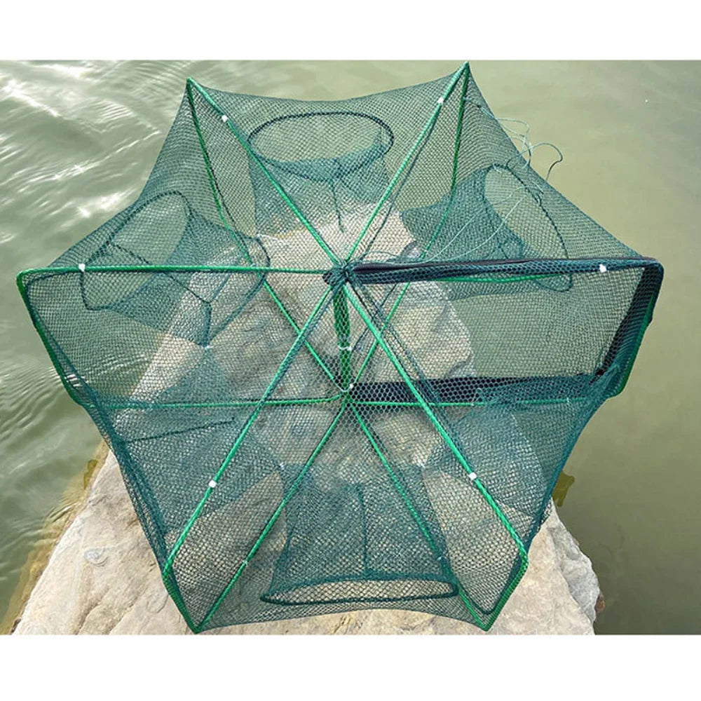 Mesh For Fishing Net/Tackle/Cage Folding Crayfish Catcher Casting/Fish