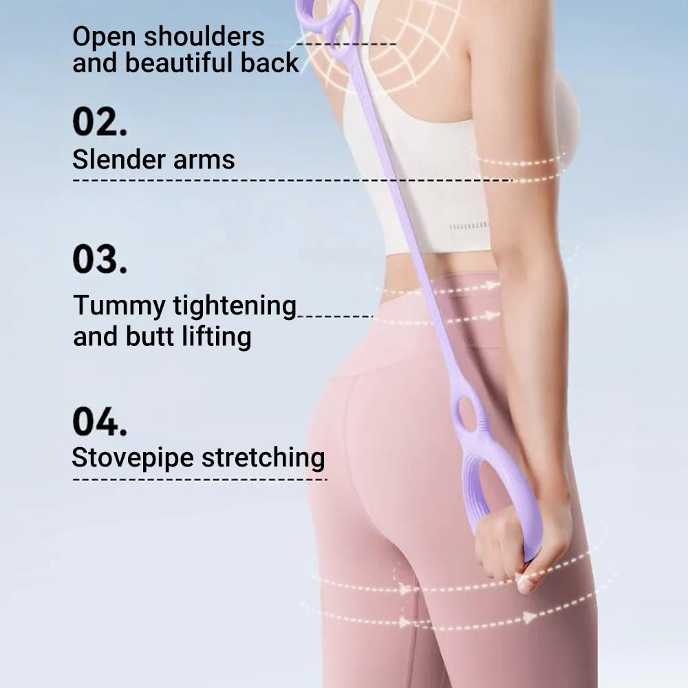 Durable Elastic Resistance Band for Arm Back Shoulder Workout, Yoga