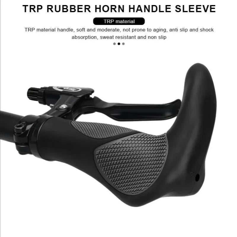 Bicycle Grips Comfy TPR Rubber MTB Cycling Ergonomic Soft Lock