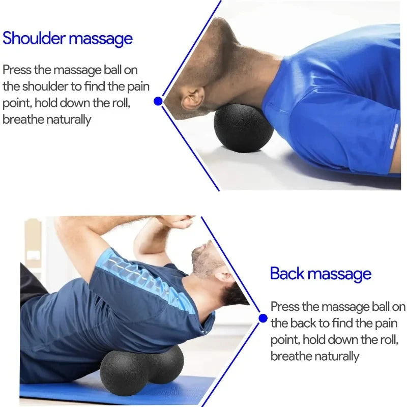 Yoga Peanut Balls Body Massage Fascia Ball Suit Foam Block High