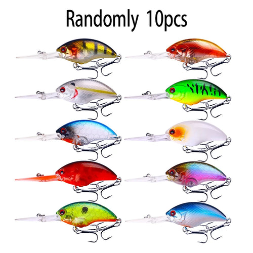 HENGJIA 13G 9CM Fishing Lures Rock Crank Bait Crankbait Minnow  Bass