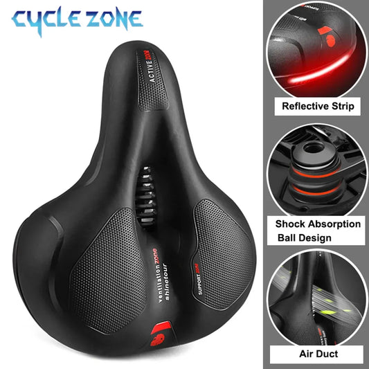 Hollow Breathable Bicycle Saddle Men Women MTB Road Bike Saddle Shock