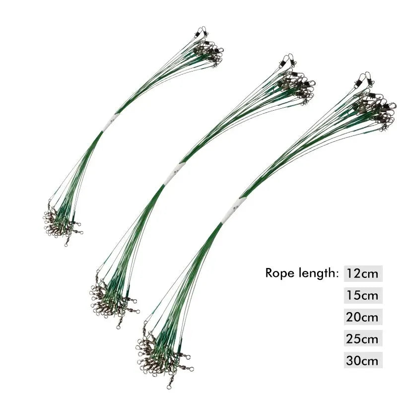 MEREDITH Anti Bite Steel Fishing Line 15cm-25cm Steel Wire Leader With