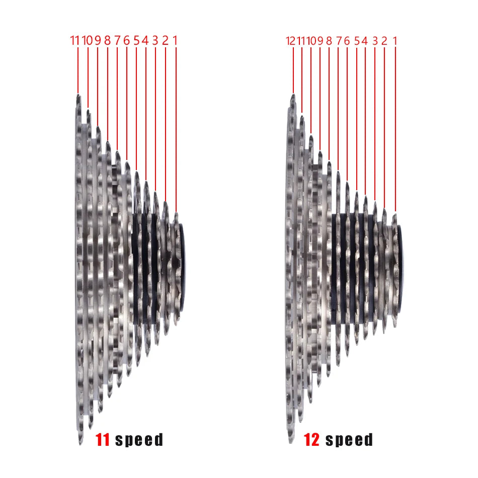 GOLDIX Ultralight CNC Road Bike Cassette 11/12 Speed k7 11S 12S