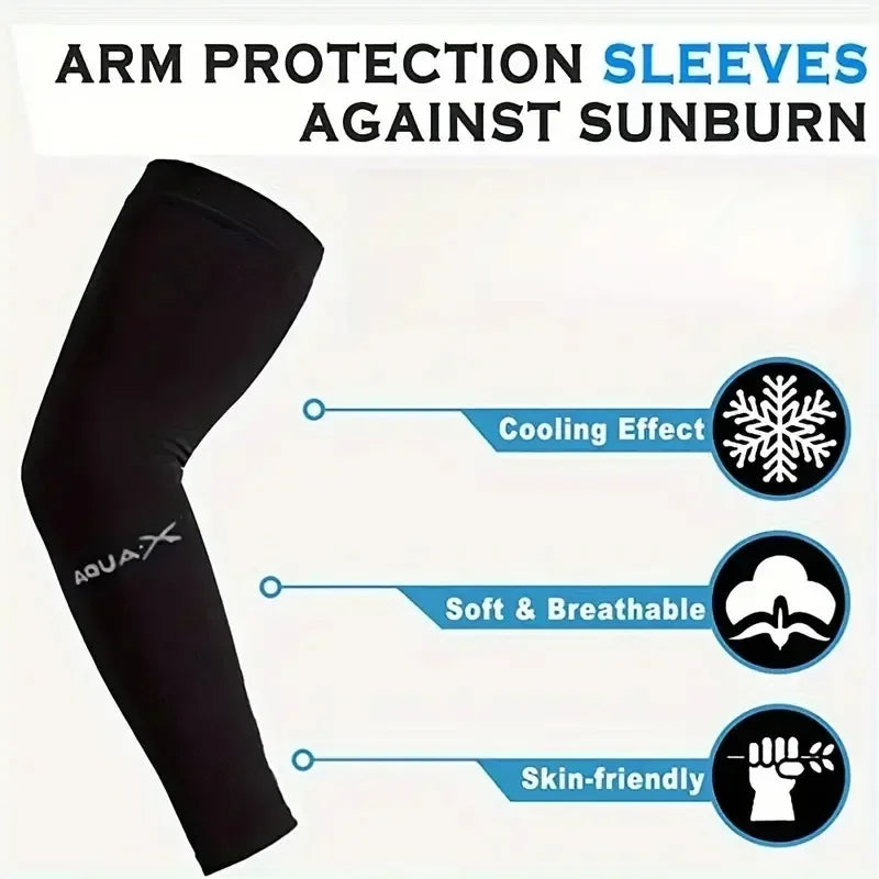 3 Pair of Breathable Sun Protection Sleeves - Breathable & UV