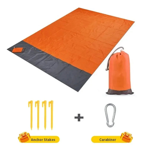 Beach Blanket Sandproof 200 X 140cm Waterproof Beach Mat Lightweight