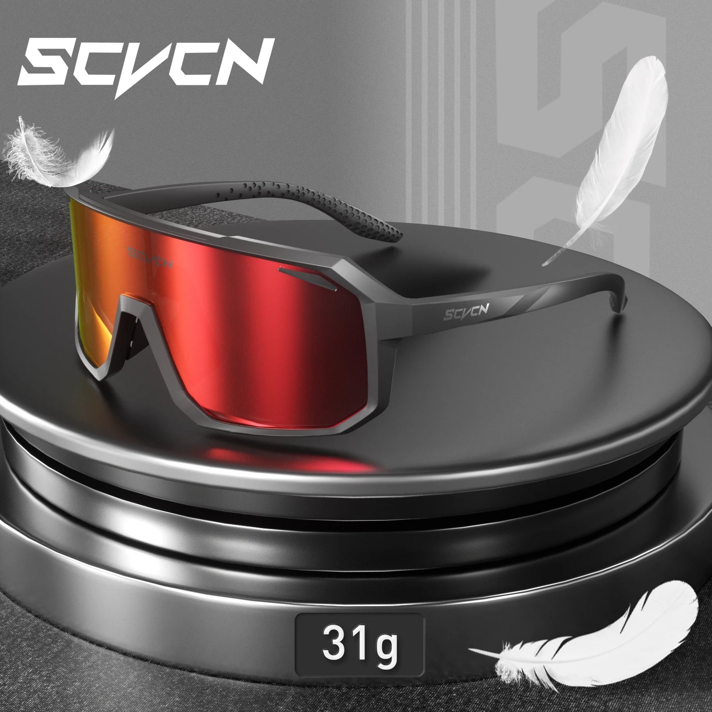 SCVCN Men bicycle Cycling Sunglasses Woman MTB road bike Driving