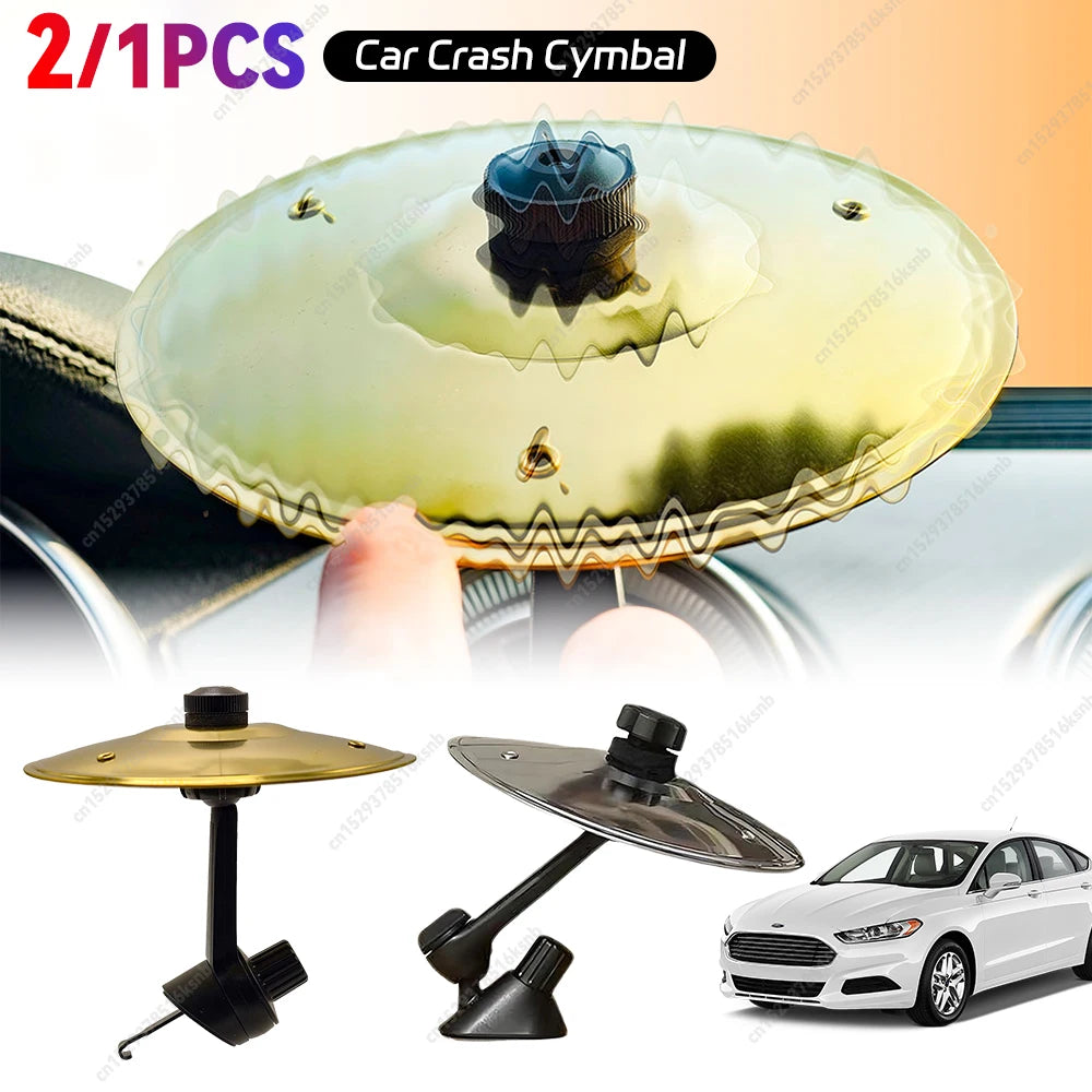 1/2/3PCS Hand-shooting Car Crash Cymbal Universal Auto Air Ventilation