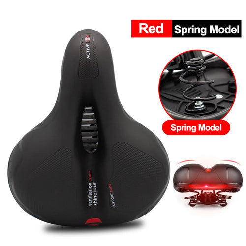 Hollow Breathable Bicycle Saddle Men Women MTB Road Bike Saddle Shock