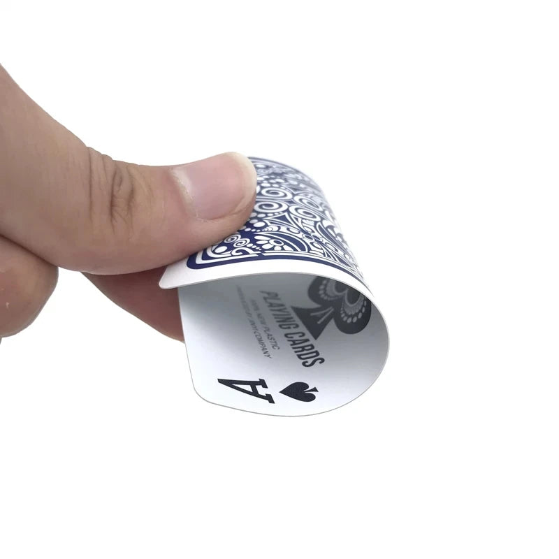 Plastic Playing Cards 5.8CMX8.8CM Waterproof Folding Repair Gram PVC