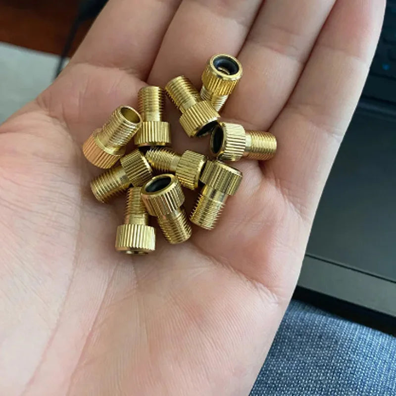 2/5/10PC F/V To A/V Valve Adapter Bike Value Converter Presta To