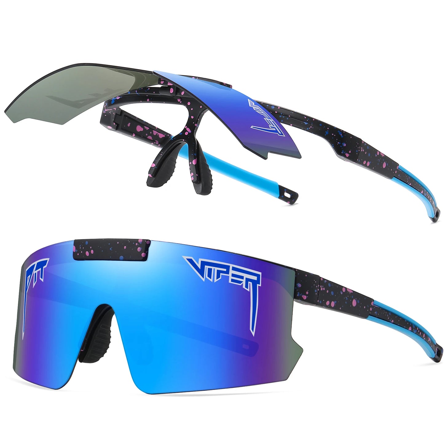 Flip Updown Outdoor Sport Pit Viper Cycling Sunglasses Men Male Female