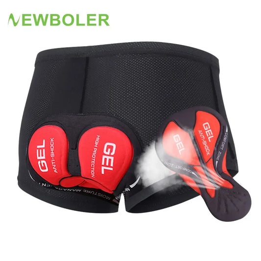 NEWBOLER Breathable Cycling Underwear Cycling Shorts  5D Gel Pad