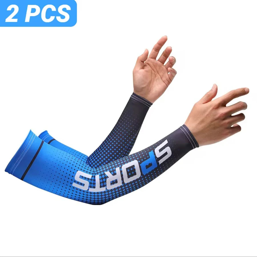 Summer Fashio Sunscreen Ice Silk Sleeve UV Sun Protection Cooling