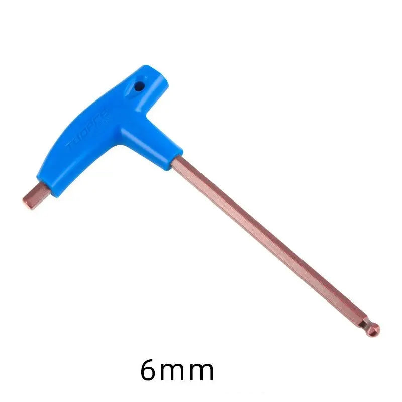 T25 3/4/5/6MM Bike Allen Key Wrench T-Shaped Extended Plastic Handle