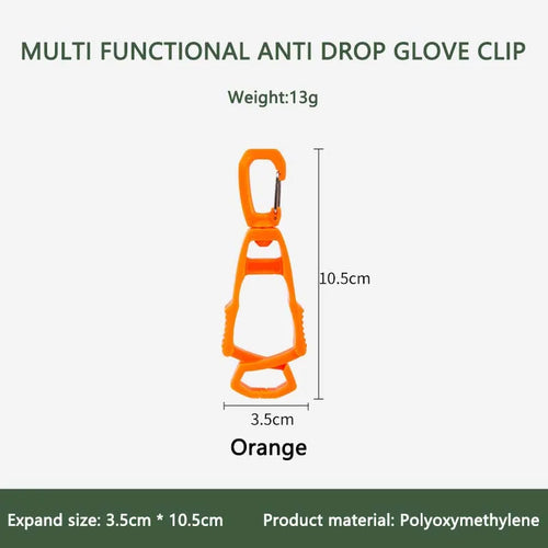 Camping Multifunctional Glove Clip Hanger Safety Glove Holder Plastic