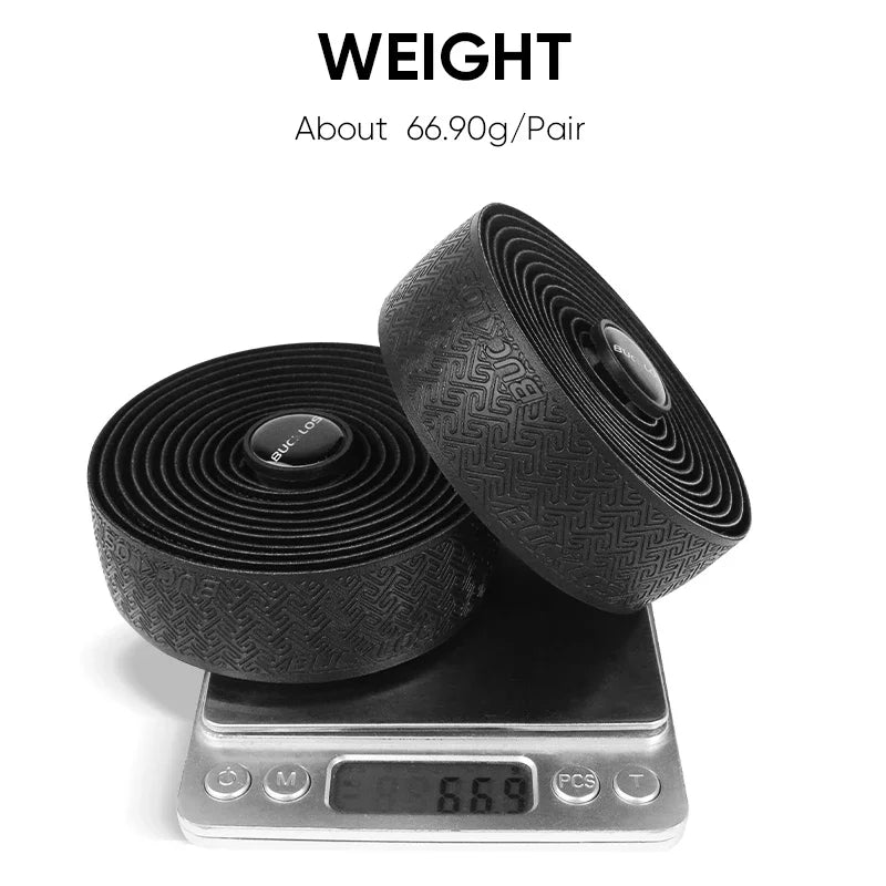 BUCKLOS Road Bike Handlebar Tapes PU Shock Bicycle Handle Bar Tape