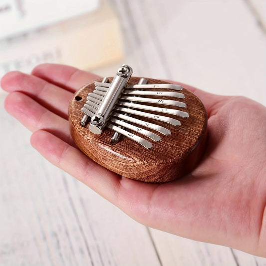 Mini Kalimba 8 Key Thumb Piano 1 Pack Water Drop Style Cute Instrument