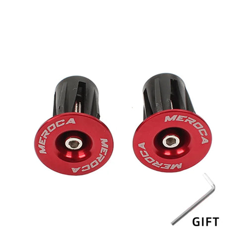 1 Pair Mountain Road Bike Handlebar End Plugs Aluminum Alloy Handle
