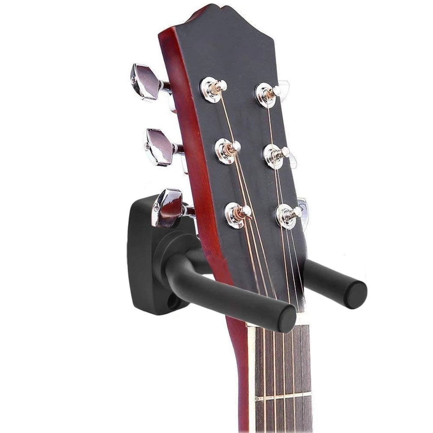 Wall hanger for guitar from 1 to 10 pieces, black hook for all sizes,