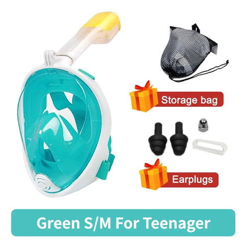 Underwater Scuba Anti Fog Full Face Diving Mask Snorkeling Respiratory