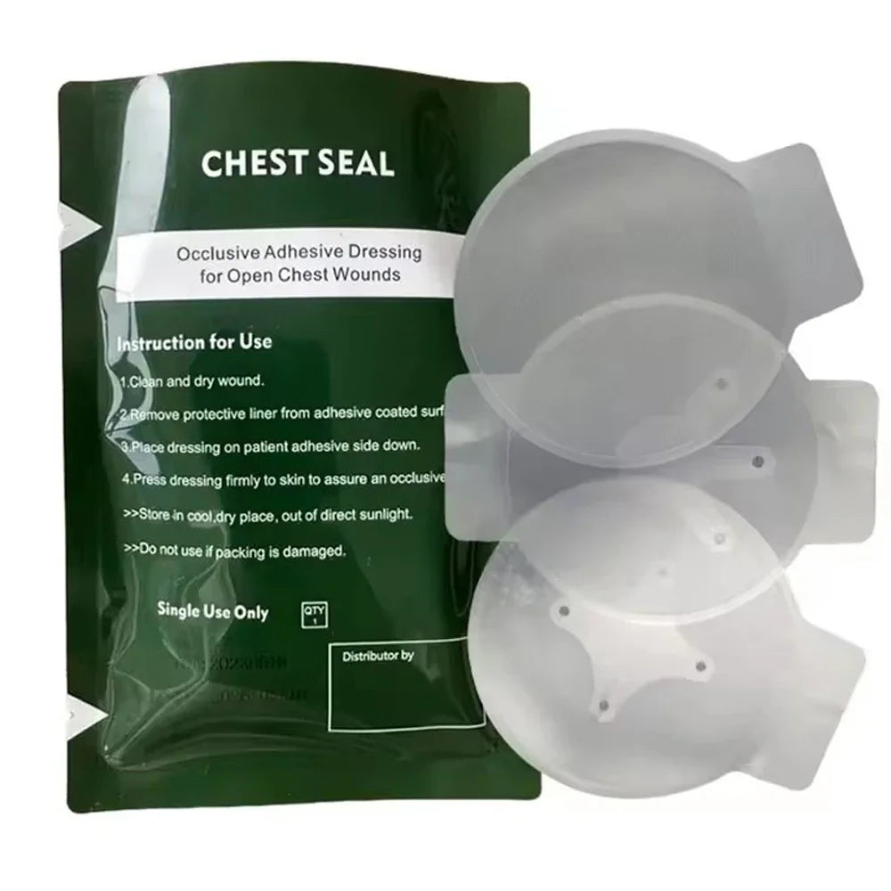 Vent Chest Seal Life-Saving Wound Care for Emergency or Tactical