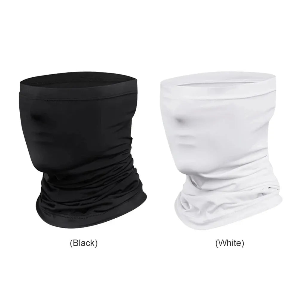 Summer Cycling Face Cover Mask Ice Silk Anti UV Scarf Headband Bandana