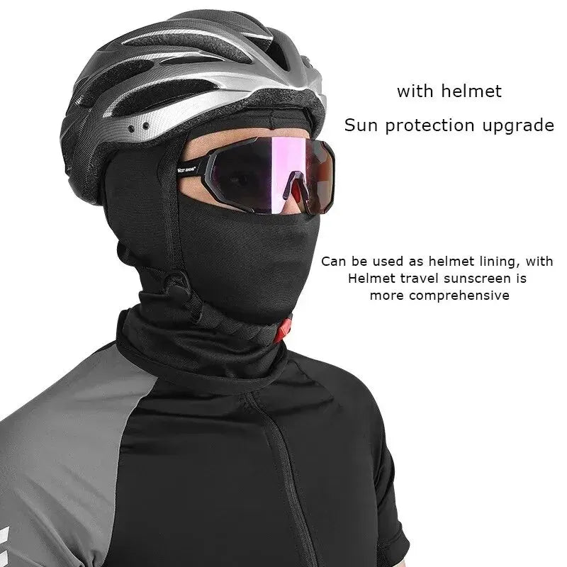 Balaclava Cycling Caps for Men Bicycle Travel Quick Dry Dustproof Face