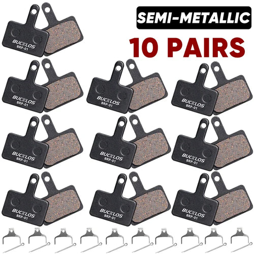 BUCKLOS Semi-Metal Brake Pads Mountain Bike Hydraulic Disc Brake Pads