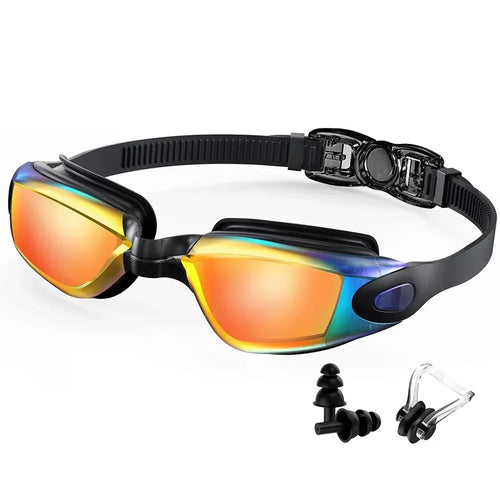 Swimming Goggles Professional Waterproof Swim Eyewear Glasses Anti-fog
